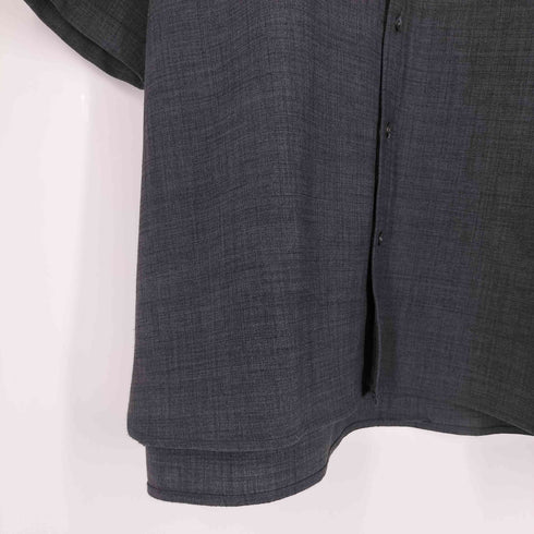 フリークスストア FREAKS STORE ビッグシルエット ノーカラーシャツ メンズ JPN:L