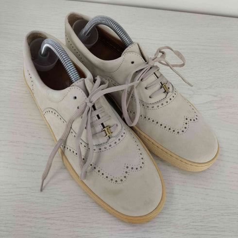 サルヴァトーレフェラガモ Salvatore Ferragamo ウィングチップ レザースニーカー レディース US:6.5