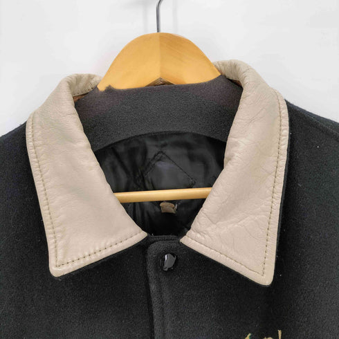レザー切替バーシティジャケット メンズ JPN:XL