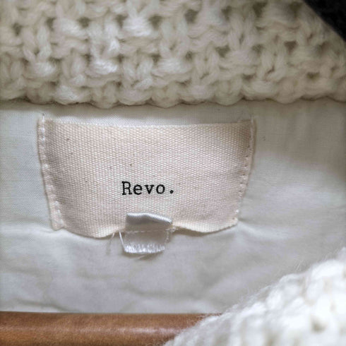 レボ Revo. ケーブルニット ハイネック ベスト メンズ JPN:1
