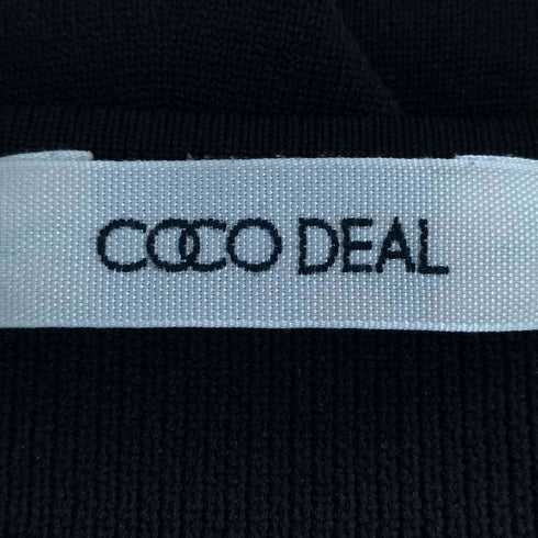 ココディール COCO DEAL 2way ノースリホールニットワンピース レディース JPN:1