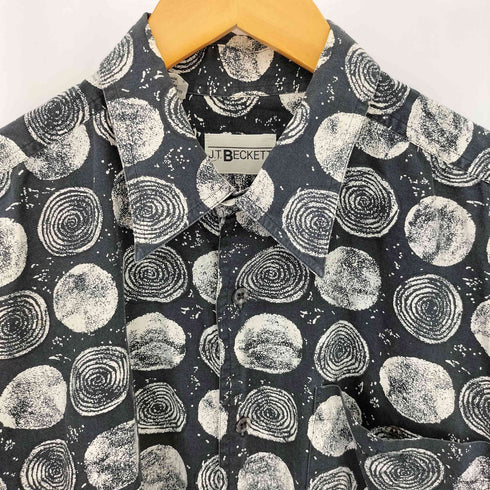 J.T.BECKETT ポケット付き 総柄 シャツ メンズ import:L