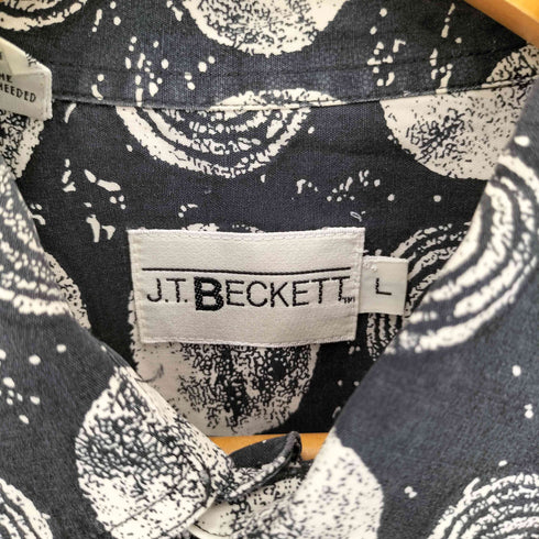 J.T.BECKETT ポケット付き 総柄 シャツ メンズ import:L