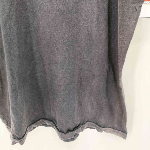 FURTHER OUT フィッシュ 魚 プリント クルーネックTシャツ メンズ