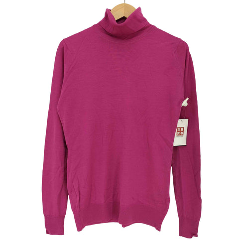 ジョンスメドレー JOHN SMEDLEY イギリス製 タートルネック ニット レディース