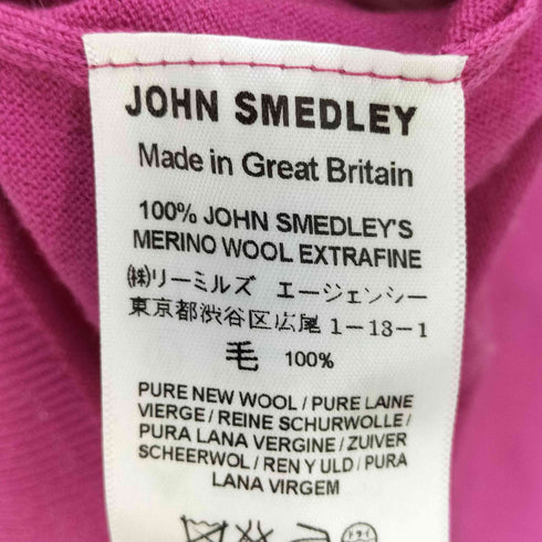 ジョンスメドレー JOHN SMEDLEY イギリス製 タートルネック ニット レディース