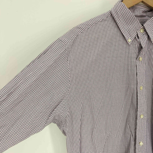 ラルフローレン RALPH LAUREN CLASSIC FIT ポニー刺繍 グラフチェック B.D. L/S コットン シャツ メンズ 16 1/2