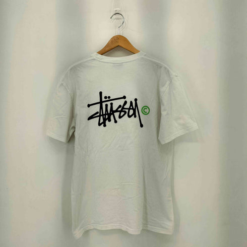 ステューシー Stussy メキシコ製 両面ロゴプリント クルーネックTシャツ メンズ import:L