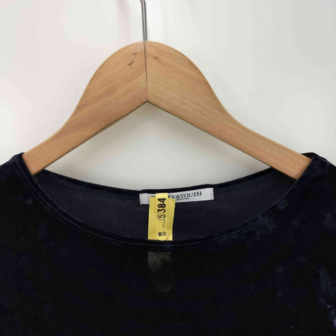 ビューティーアンドユースユナイテッドアローズ BEAUTY & YOUTH UNITED ARROWS ベロアロングスリーブTシャツ レディース FREE