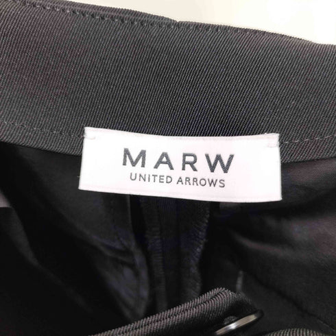 ユナイテッドアローズ UNITED ARROWS MARW ツイル フレアパンツ レディース JPN:34