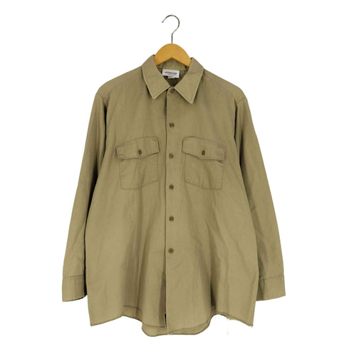 ディッキーズ Dickies USA製 ワークシャツ メンズ 16-16 1/2 ×33