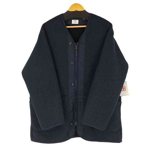 ユニクロ UNIQLO フリースノーカラーコート メンズ JPN:L