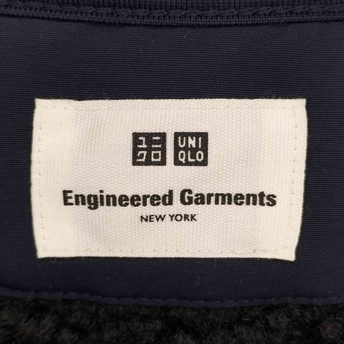 ユニクロ UNIQLO フリースノーカラーコート メンズ JPN:L