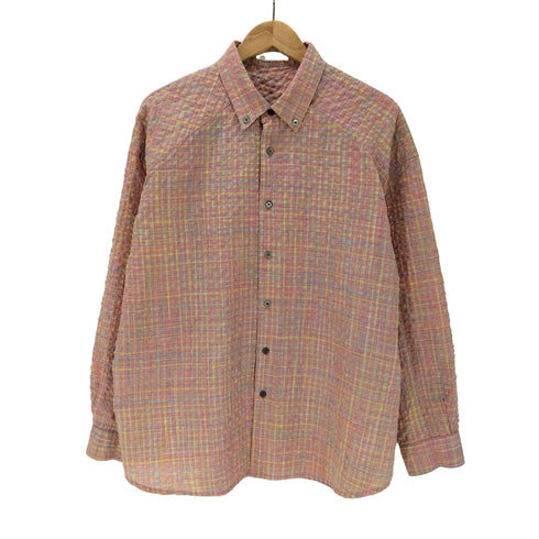 COMMON SCENTS Wrinkles ウィンクル ボタンダウン L/S チェック シャツ メンズ 2