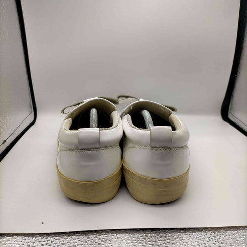 ゴールデングース GOLDEN GOOSE SEASTAR 汚れ加工 リアルレザー エナメル リボン スリッポン メンズ EUR:40