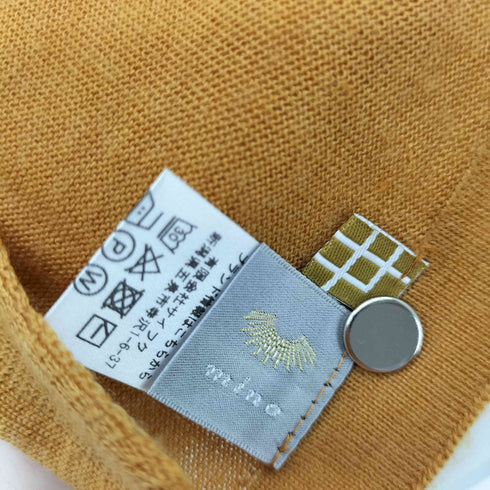 ストールポンチョ 洗えるmino シンプル天竺ウール レディース