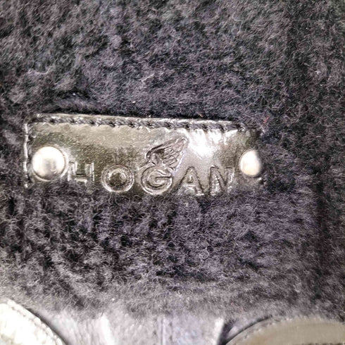 hogan フロントロゴプレートレザー切替ショルダーバック y2k レディース