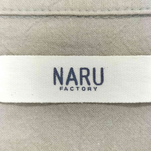 NARU factory バンドカラーシャツワンピース レディース JPN:1