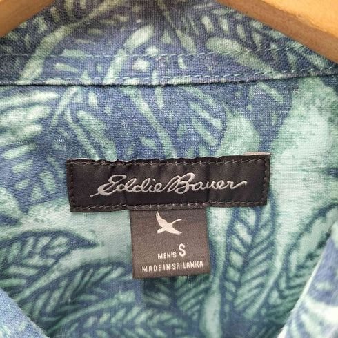 エディーバウアー Eddie Bauer 総柄 アロハシャツ メンズ import:S
