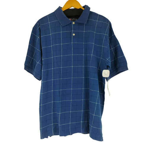 チャップスラルフローレン CHAPS RALPH LAUREN チェック S/S ポロシャツ メンズ import:L