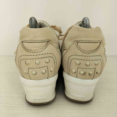 トッズ TOD’S レザー ウェッジソール スニーカー レディース 36 1/2