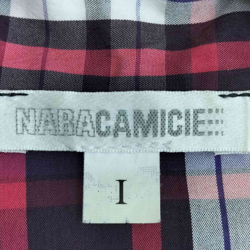 ナラカミーチェ NARACAMICIE 開襟 チェックシャツ レディース 1