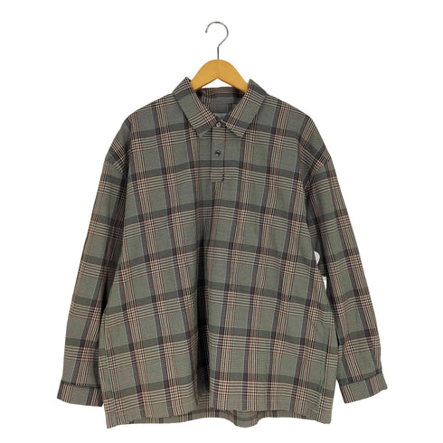 エフィレボル .efiLevol グレンチェック プルオーバーシャツ メンズ JPN:4