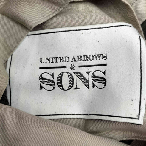 ユナイテッドアローズ UNITED ARROWS SONS タックストレートスラックスパンツ レディース