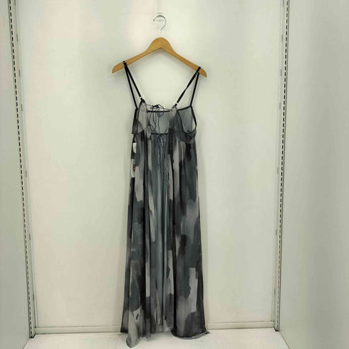 エーアイシー AIC. 2WAY ぼかしプリントチュールロングワンピース レディース