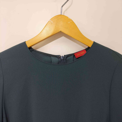 デプレ DES PRES バックサテンジョーゼット クルーネックブラウス レディース JPN:36