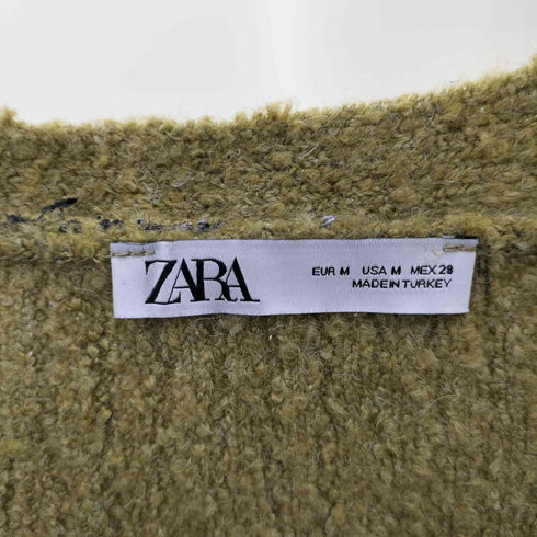 ザラ ZARA クラック加工カーディガン レディース import:M