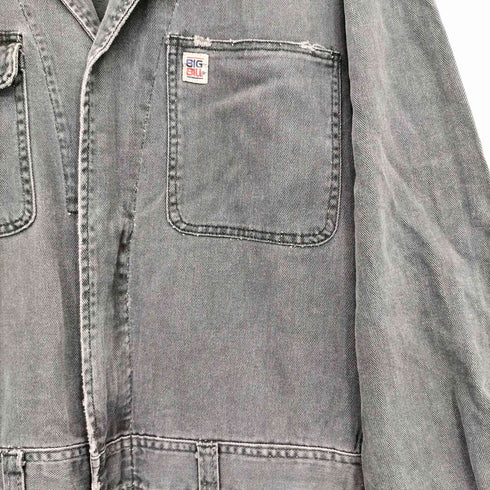 ビッグビル BIG BILL ブラック デニム オールインワン メンズ S