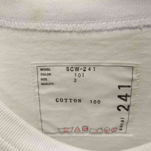 サカイ Sacai 25ss s Cotton Jersey T-Shirt メンズ JPN:3