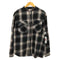 アズールバイマウジー AZUL by moussy NO COLLAR CHECK SHIRT オンブレチェックシャツ メンズ JPN:M