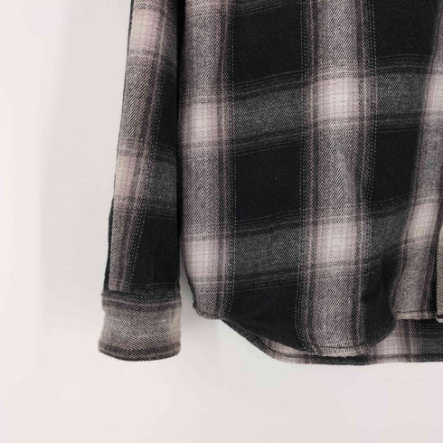 アズールバイマウジー AZUL by moussy NO COLLAR CHECK SHIRT オンブレチェックシャツ メンズ JPN:M