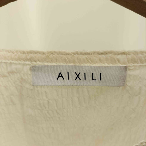 S/S フリルデザインブラウス レディース