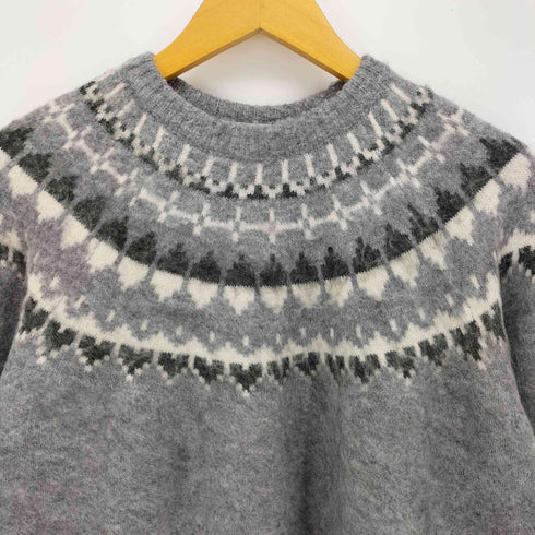 インヘリット INHERIT 23AW モヘア混 ノルディック ニットセーター メンズ JPN:M