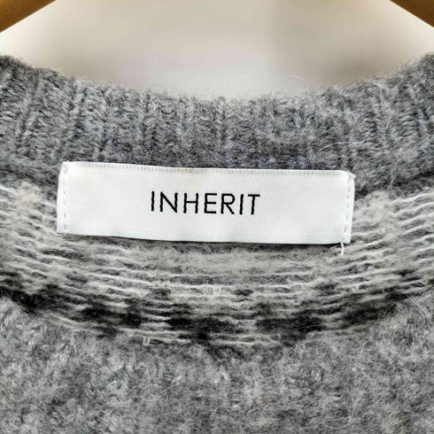 インヘリット INHERIT 23AW モヘア混 ノルディック ニットセーター メンズ JPN:M