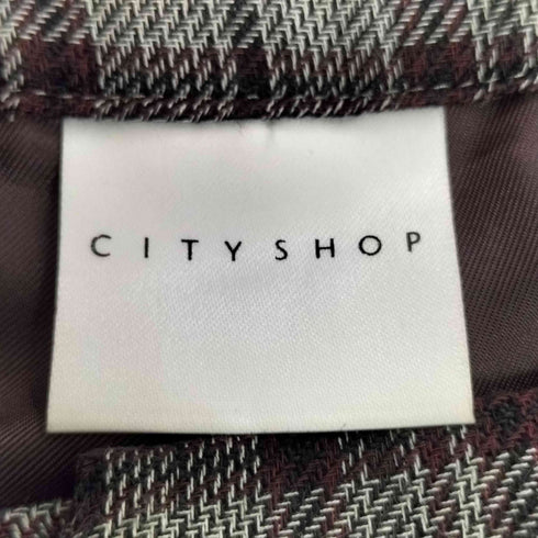 シティショップ CITYSHOP チェックワイドパンツ レディース JPN:38