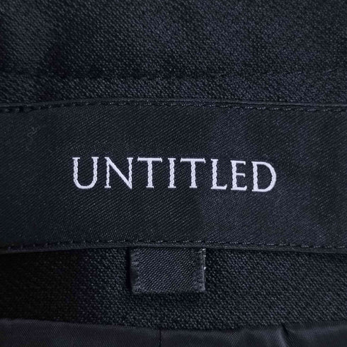 アンタイトル UNTITLED 千鳥柄ツイード カラーレスジャケット レディース JPN:S