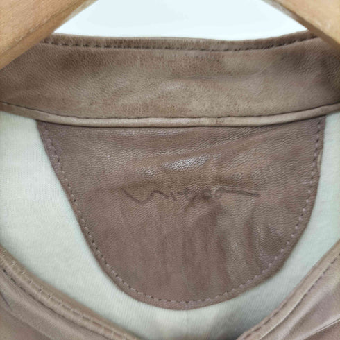 ニトカ nitca ラムレザ―シングルライダースジャケット レディース JPN:2