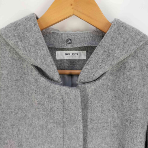ノーリーズ NOLLEY’S ウール フード付きロングコート レディース JPN:38