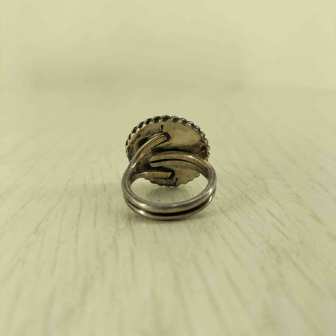 silver刻印 ホワイトバッファロー リング レディース
