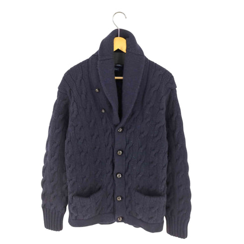 ポロバイラルフローレン Polo by RALPH LAUREN HAND KNIT ショールカラー カーディガン メンズ import:L