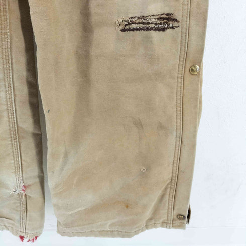 カーハート Carhartt 80s USA製 裏キルティング つなぎ オーバーオール メンズ 46R