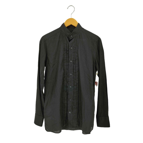 トムフォード TOM FORD イタリア製 プリーツ バンドカラーシャツ メンズ