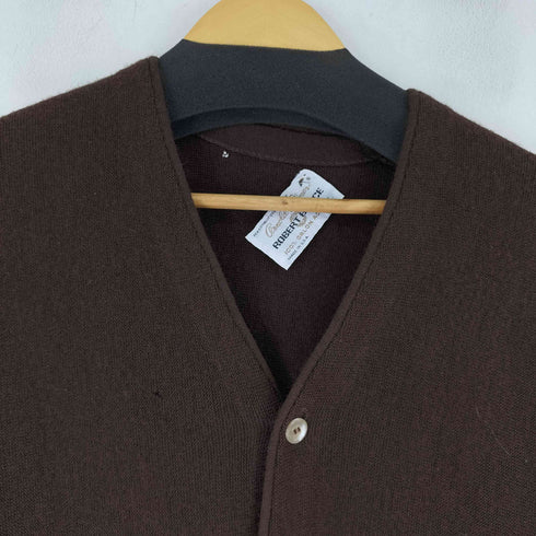 アーノルドパーマー Arnold Palmer 70S USA製 アクリルニットカーディガン メンズ import:L