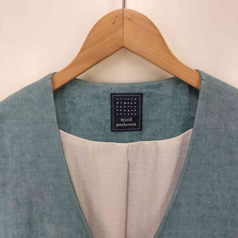 ミナペルホネン mina perhonen DEAR 刺繍デザイン 半袖ワンピース レディース JPN:36