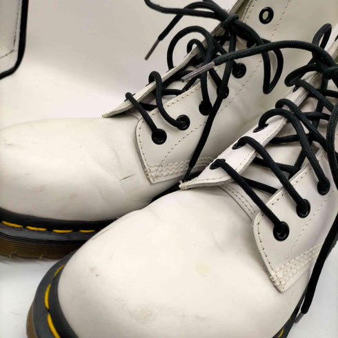 ドクターマーチン Dr.Martens 英国製 1490 WHITE 10ホール レザー ロング ブーツ メンズ UK:5