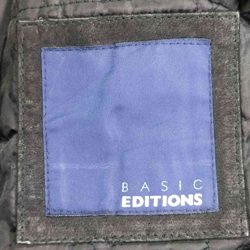 ベーシックエディションズ BASIC EDITIONS ピックレザージャケット メンズ import:XL